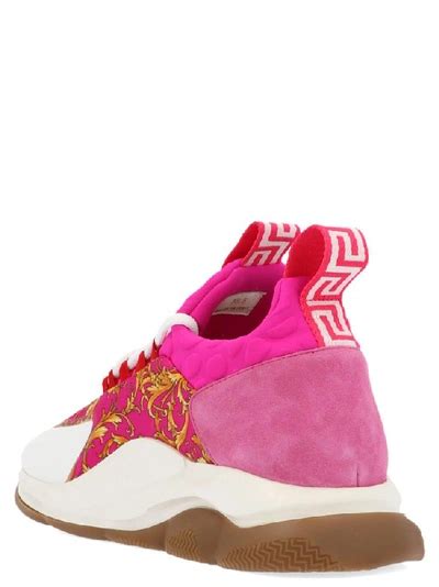 versace cross chainer red|Shop Versace Cross Chainer Baroque Sneakers .